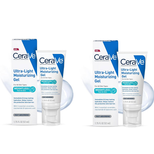 2 Pack CeraVe Ultra-Light Moisturizing Gel 1oz