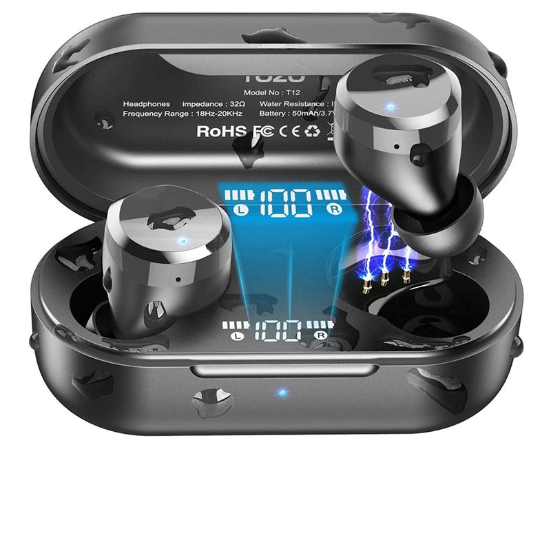 TOZO T12 Wireless Earbuds Bluetooth 5.3 Headphones