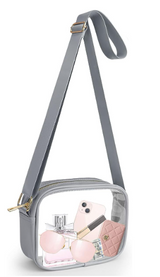 Lior Clear Bag Stadium Approved - Clear Crossbody Purse Bag, with Adjustable Shoulder Strap