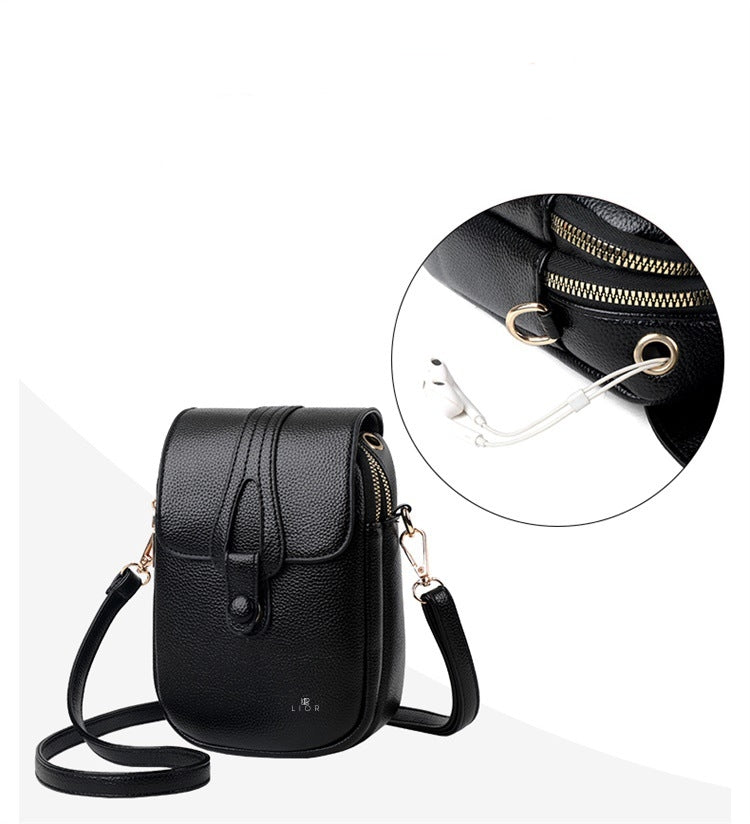 Lior's Timeless Retro Leather Shoulder Bag