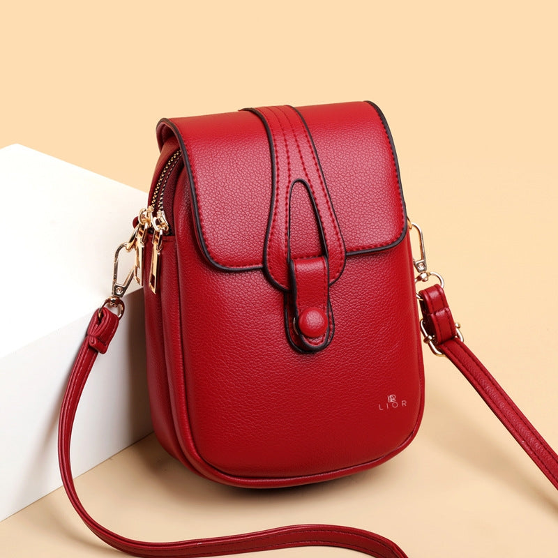 Lior's Timeless Retro Leather Shoulder Bag