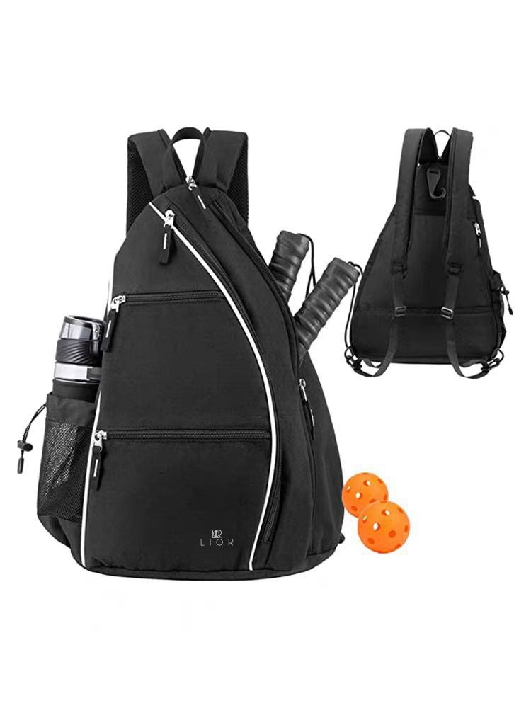 Lior Adjustable Crossbody Sling Bag Pickleball Backpack