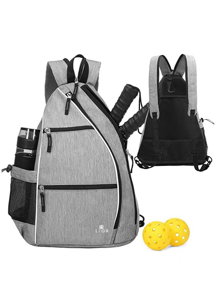 Lior Adjustable Crossbody Sling Bag Pickleball Backpack