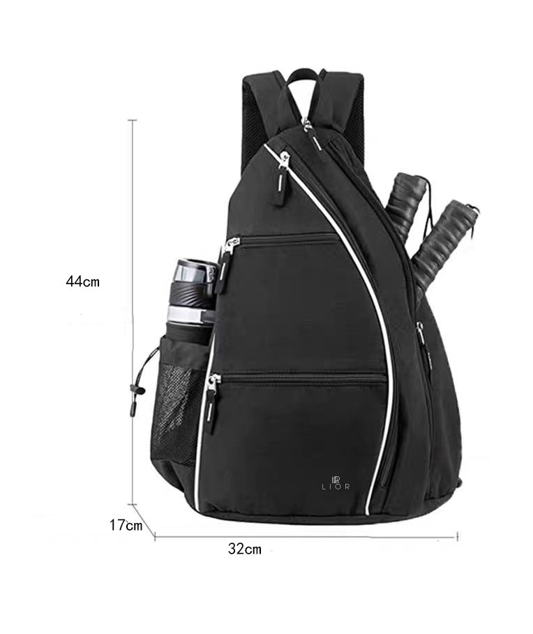 Lior Adjustable Crossbody Sling Bag Pickleball Backpack