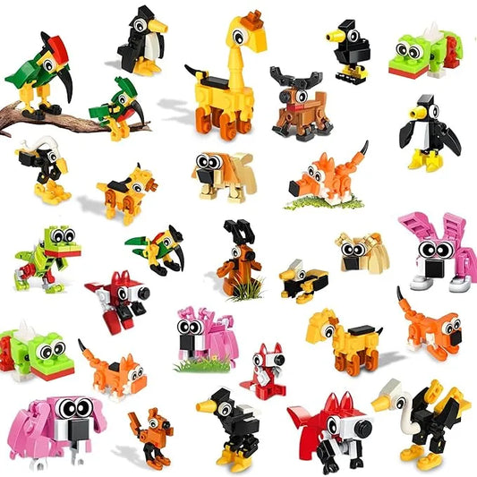 30 Pack Animals Building Block Sets – Assorted Styles