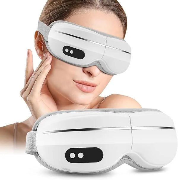 Eye Massager with Heat – Wireless Rechargeable Eye Mask with Music