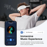 Eye Massager with Heat – Wireless Rechargeable Eye Mask with Music