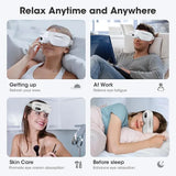 Eye Massager with Heat – Wireless Rechargeable Eye Mask with Music