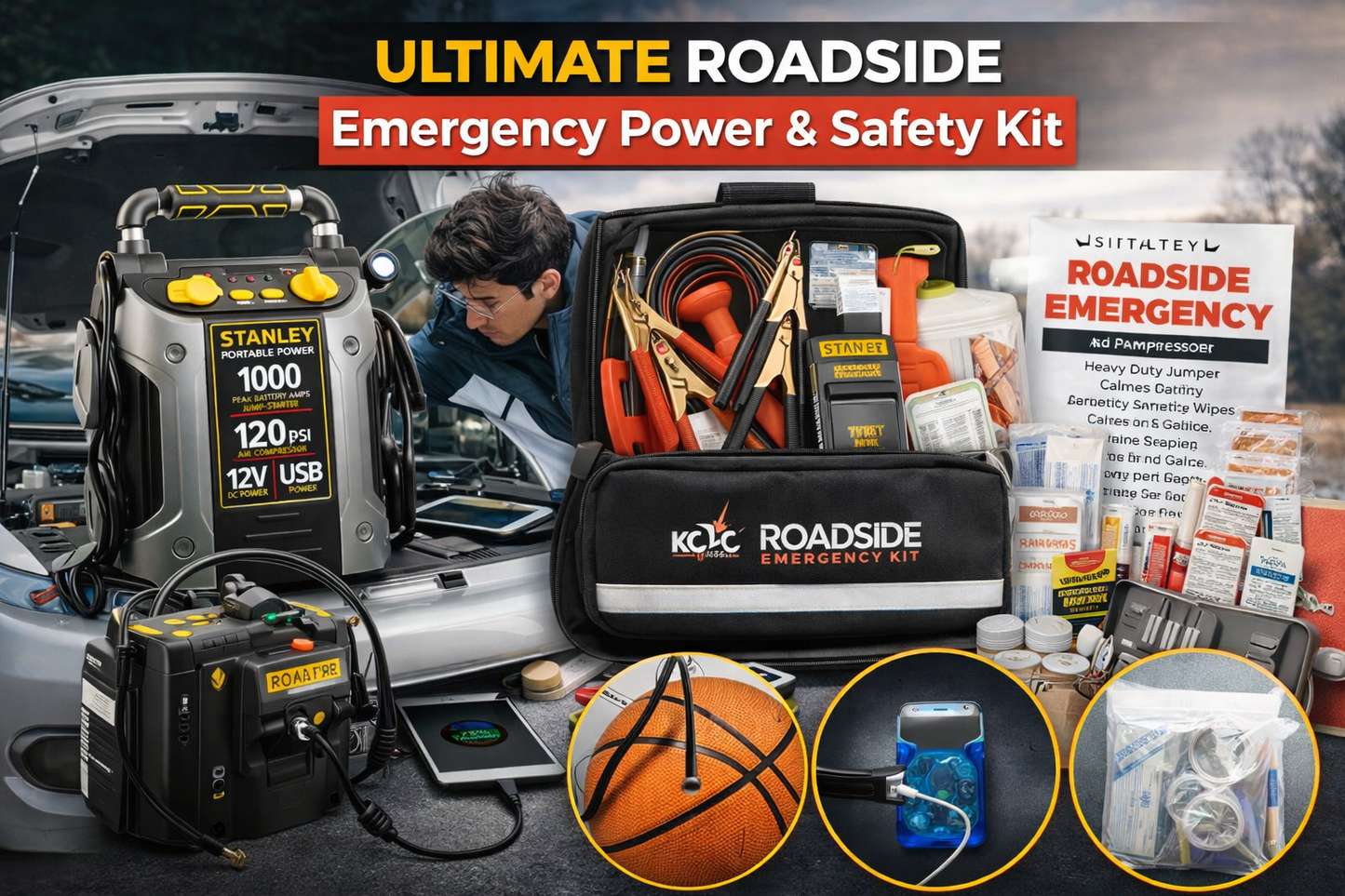 Ultimate Roadside Emergency Power & Safety Kit