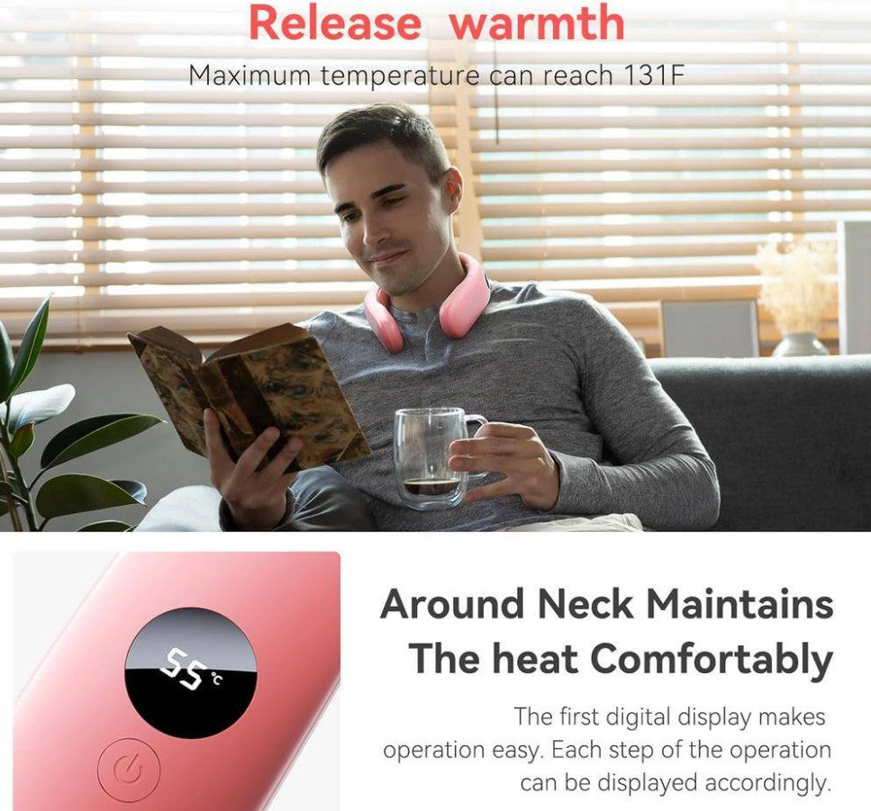 10000mah Rechargeable Neck Warmer,for Necks Up to 8 inches Wide