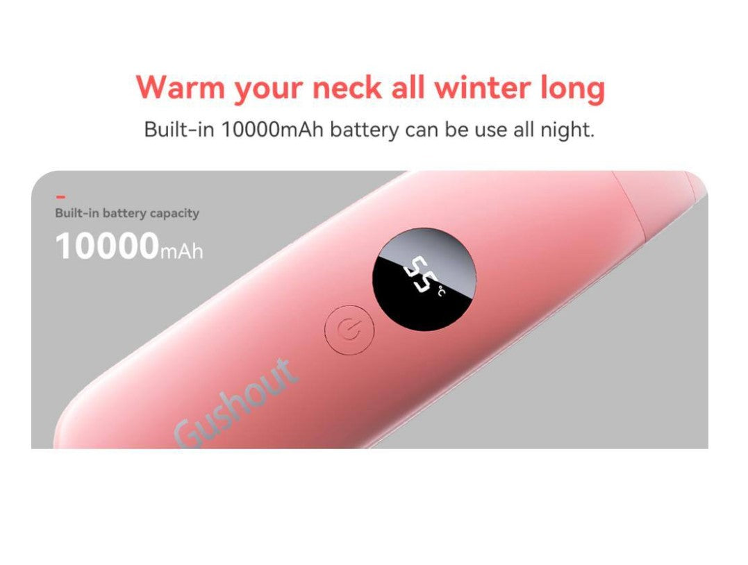 10000mah Rechargeable Neck Warmer,for Necks Up to 8 inches Wide