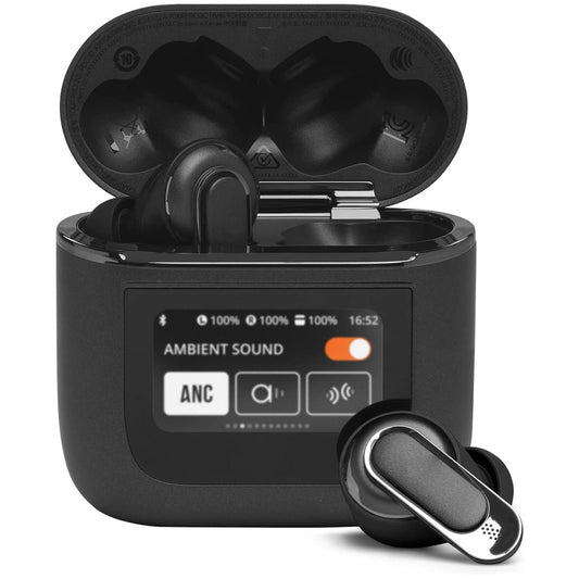 True Wireless Noise Cancelling Earbuds with Touchscreen