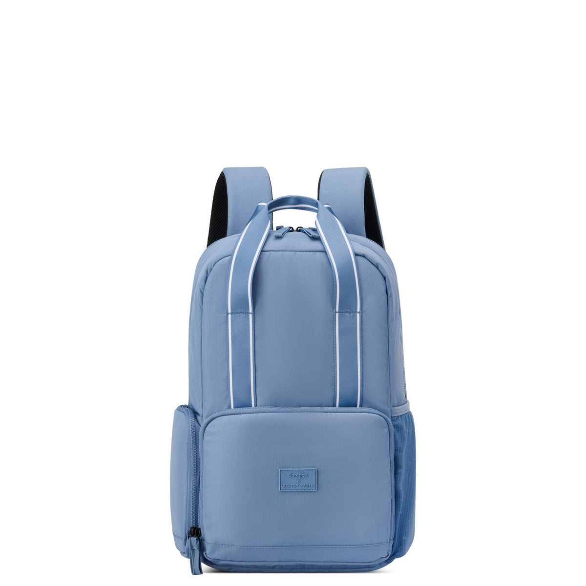Florence by Mills Carefree Carry laptop backpack in Zinc Blue
