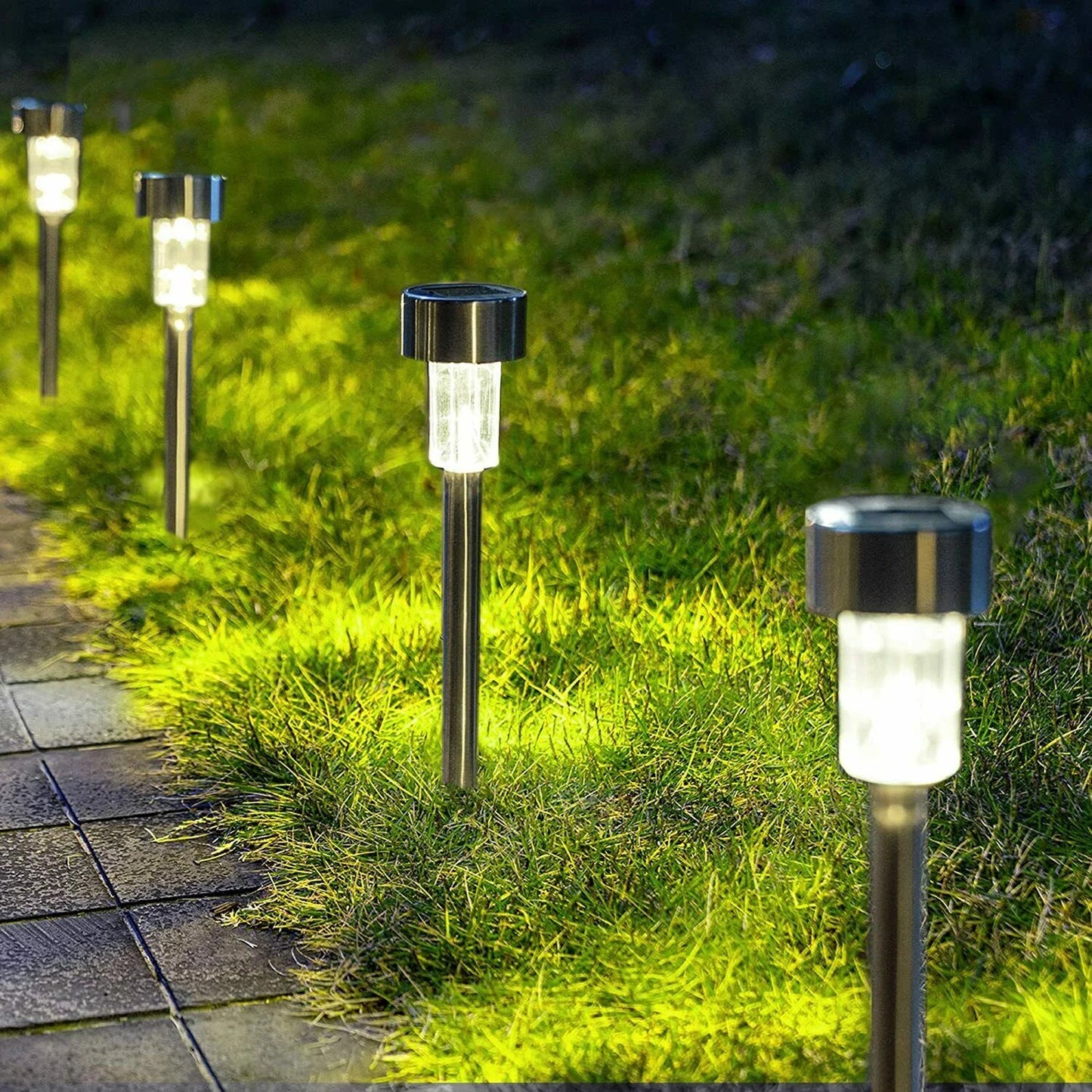 10 Pack Solar Patio Garden Path Lights