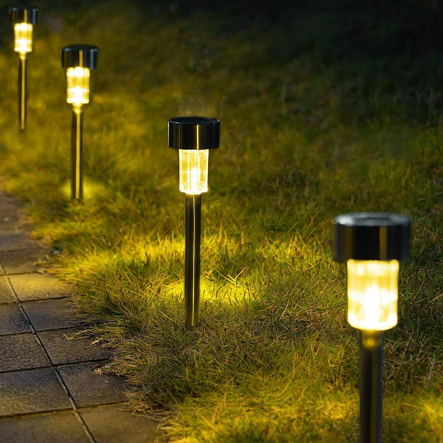 10 Pack Solar Patio Garden Path Lights