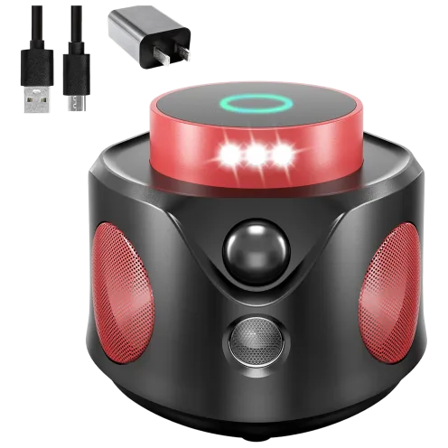 Indoor 360 Ultrasonic Pest Repeller with PIR Sensor & LED Strobe Light