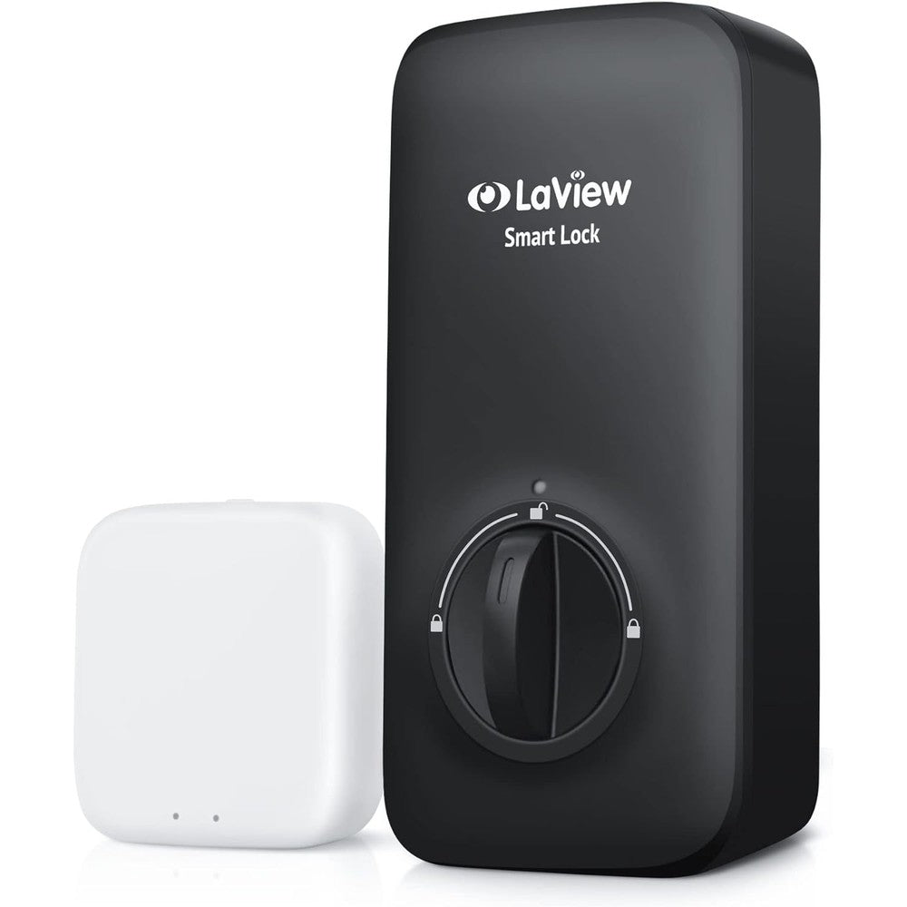 LaView Bluetooth Enabled Door Lock, Wireless & Keyless Entry Smart Door Lock, Alexa and Google Assistant-Enabled Smart Lock