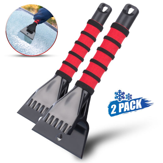 2 pack Ice Scraper & Crusher Tool For Ice & Snow Removal