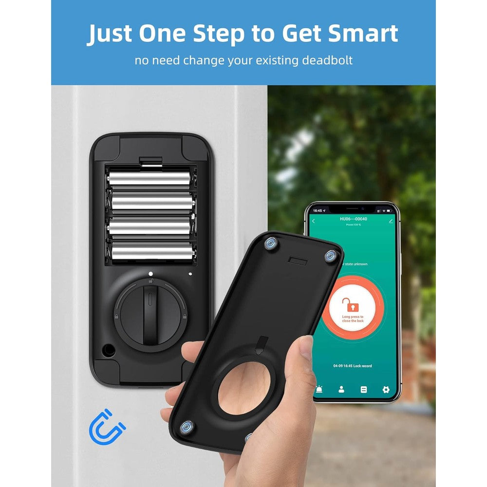 LaView Bluetooth Enabled Door Lock, Wireless & Keyless Entry Smart Door Lock, Alexa and Google Assistant-Enabled Smart Lock