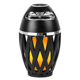 2-Pack Tiki LED Flame Bluetooth Speakers with Poles