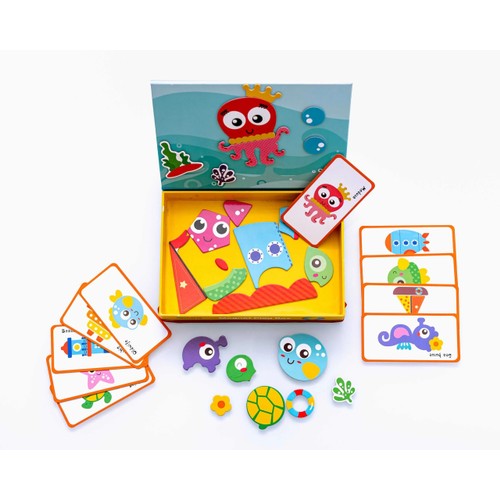 3 Pack Children's Magnetic Puzzle Early Education Educational Toys