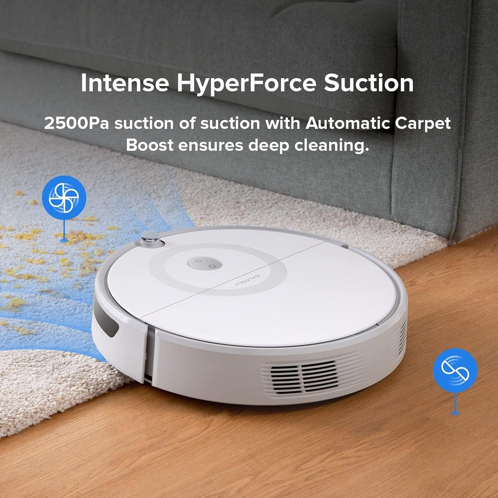 roborock E5 Mop Robot Vacuum Cleaner, 2500Pa Strong Suction, Wi-Fi Connected, APP Control