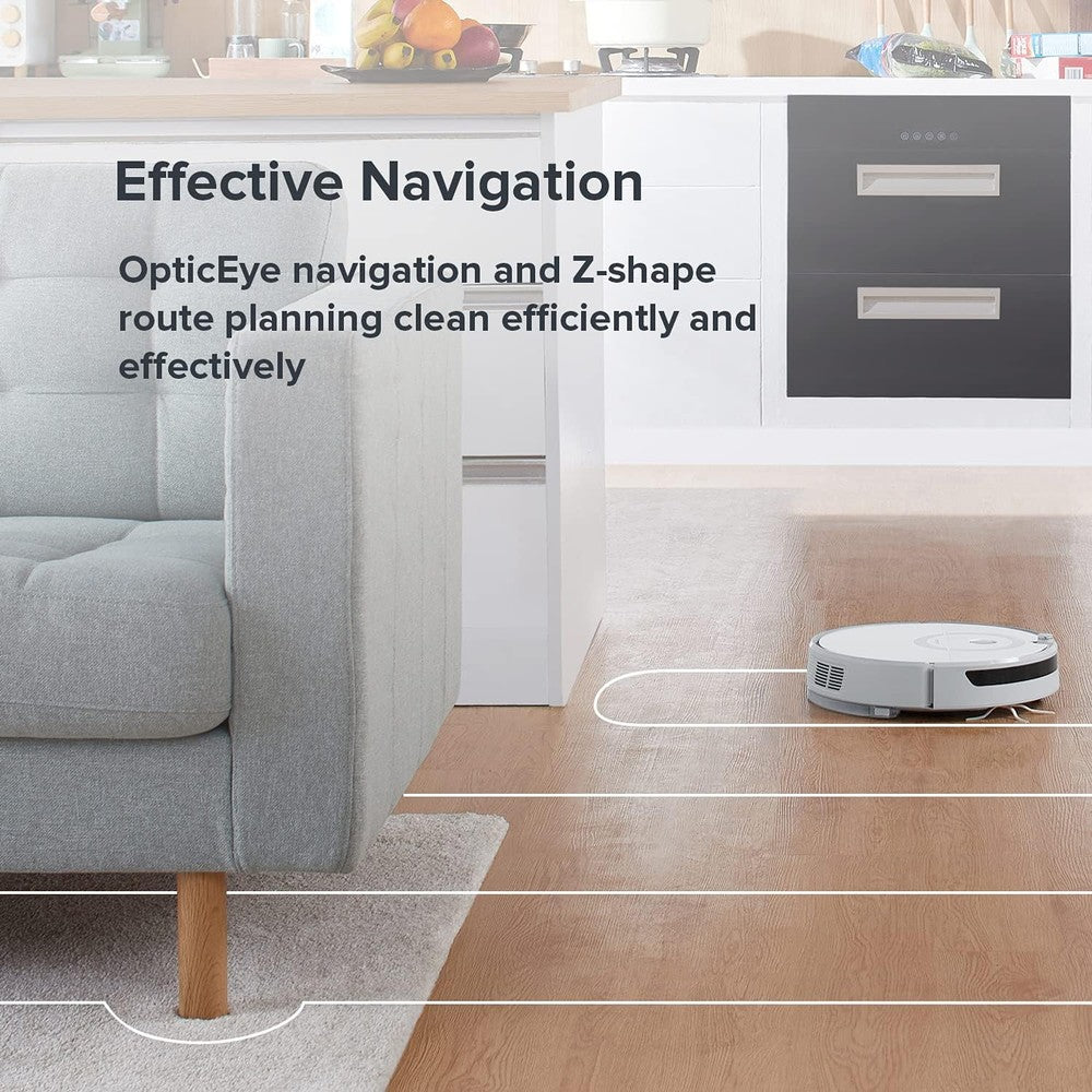 roborock E5 Mop Robot Vacuum Cleaner, 2500Pa Strong Suction, Wi-Fi Connected, APP Control