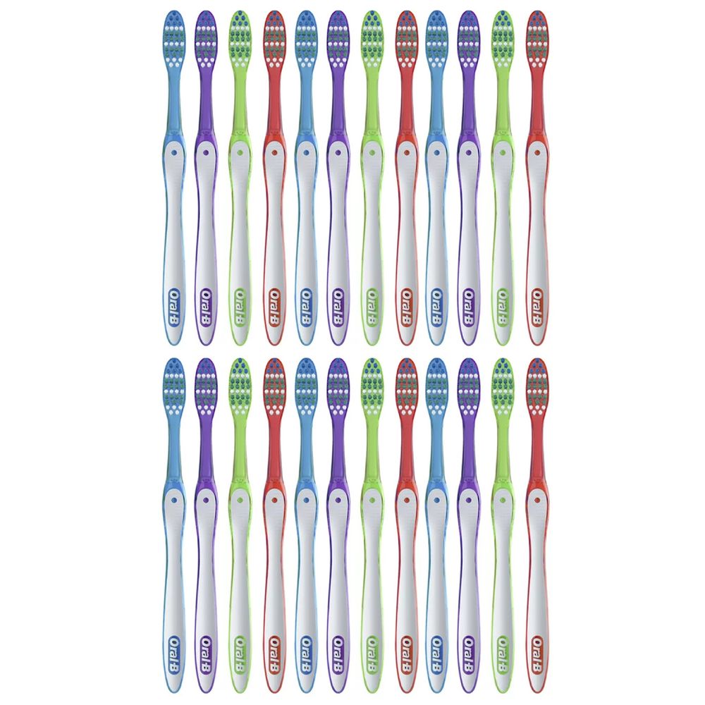 24-Pack: Oral B Fresh & Clean Soft Toothbrush