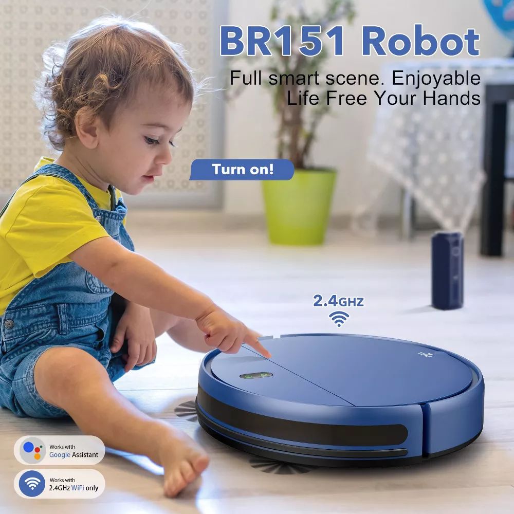 MAMNV BR151 Robot Vacuum and Mop Combo
