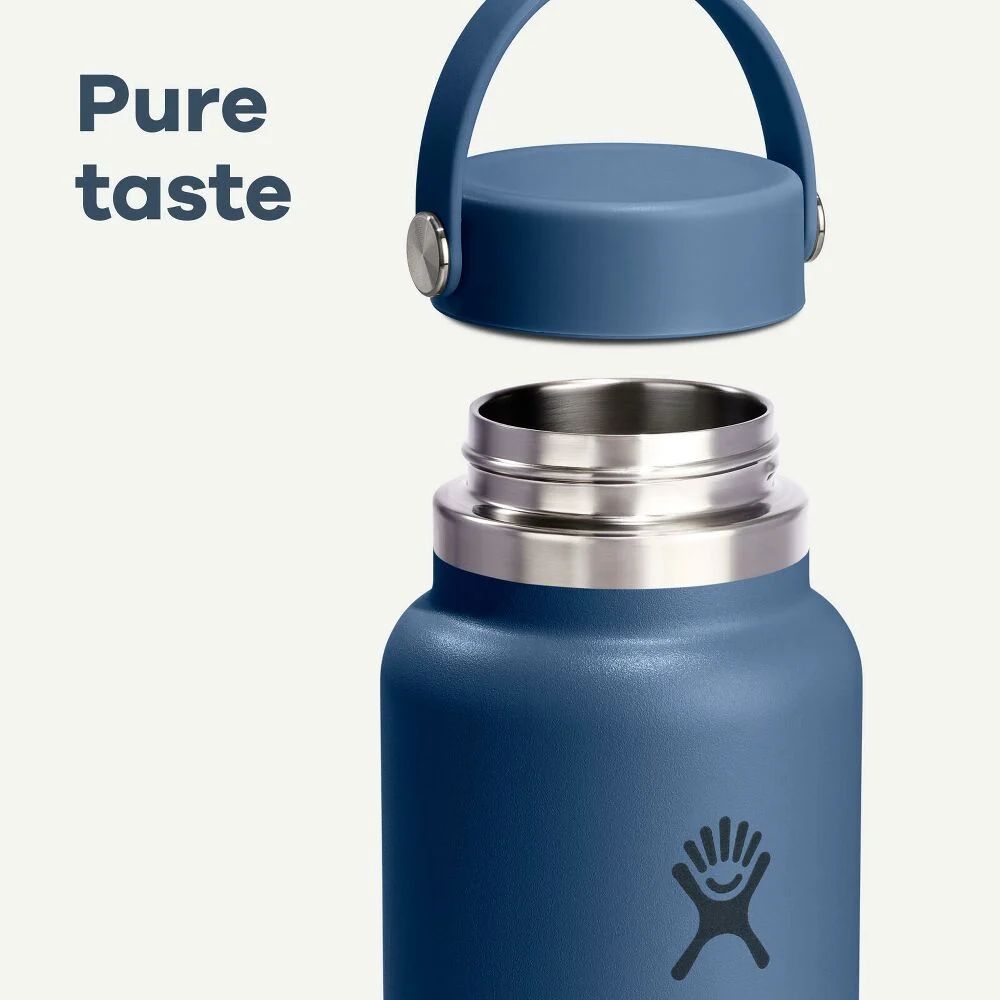 Hydro Flask Store Hydro Flask Water Bottle - Insulated Stainless Steel - Wide Mouth Chug Lid, Non Spill, Leakproof in 32 Oz
