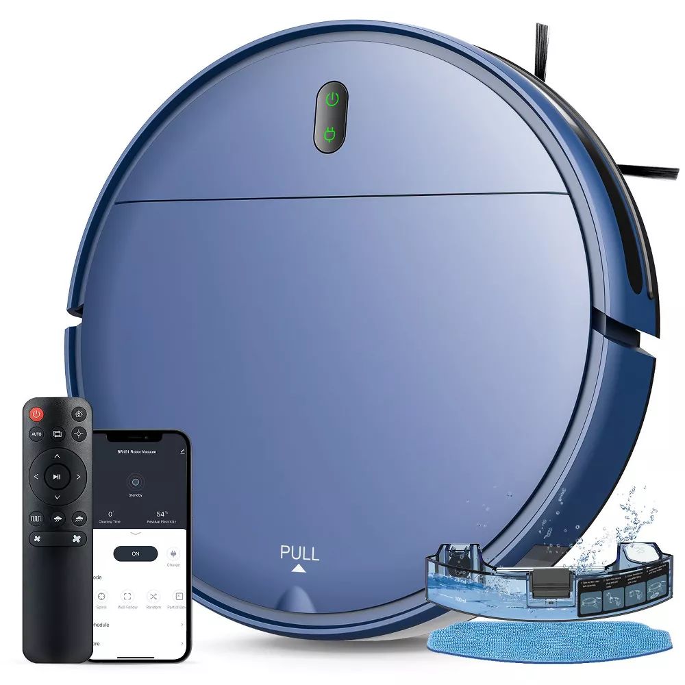 MAMNV BR151 Robot Vacuum and Mop Combo