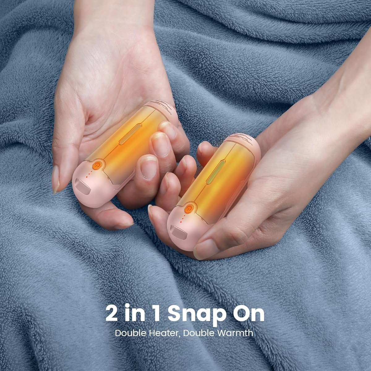 2 Pack Him And Hers Rechargeable AI Hand Warmers