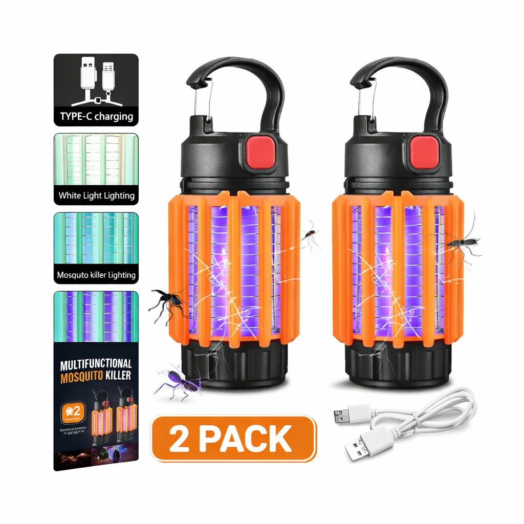 2-Pack Small Mosquito Zapper Lanterns