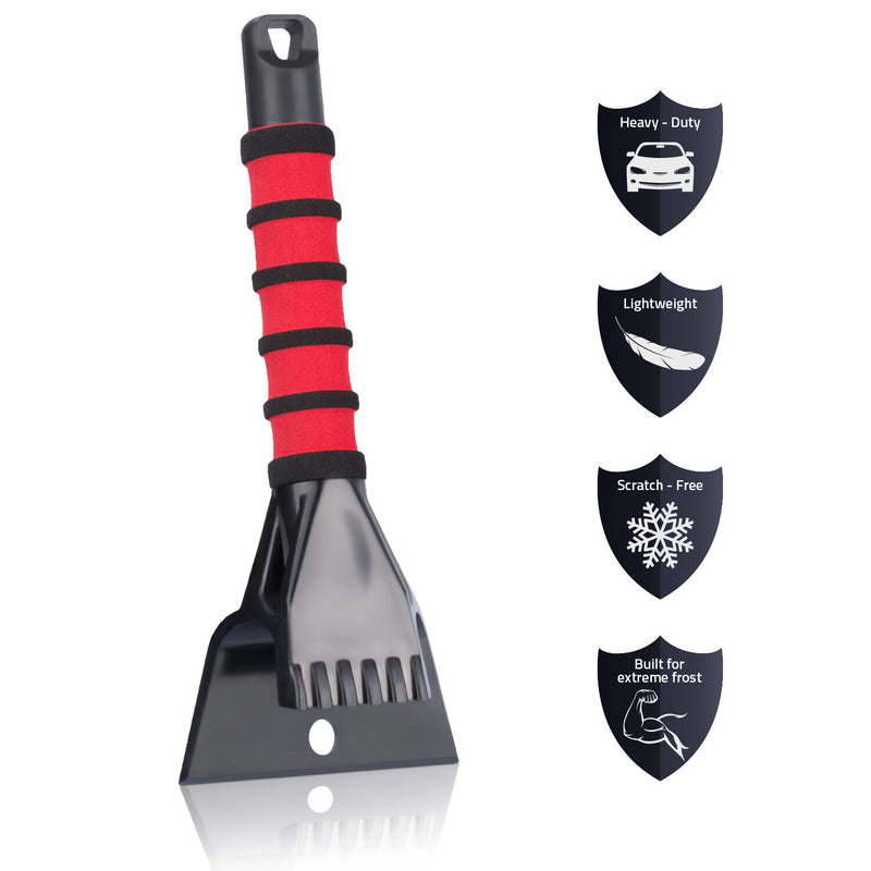 Ice Scraper & Crusher Tool, For Ice & Snow Removal Anti-Scratch