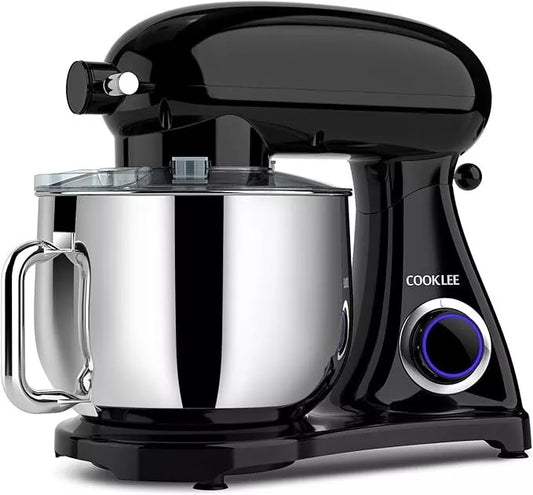 COOKLEE Stand Mixer, 800W 8.5-Qt. Kitchen Mixer with Dishwasher-Safe