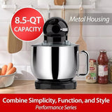 COOKLEE Stand Mixer, 800W 8.5-Qt. Kitchen Mixer with Dishwasher-Safe