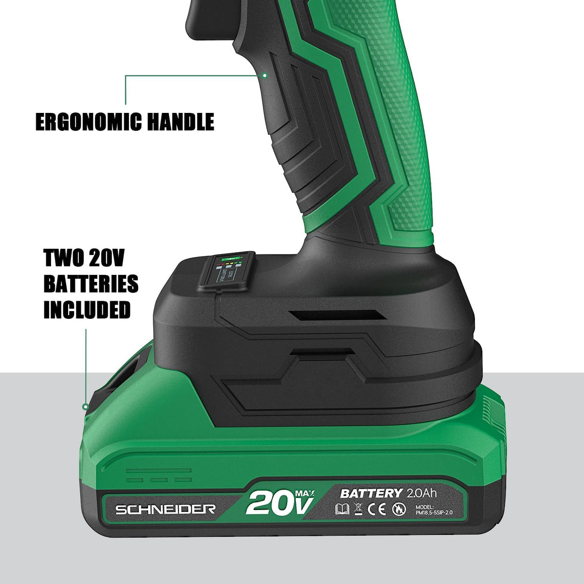 Schneider brushless drill features