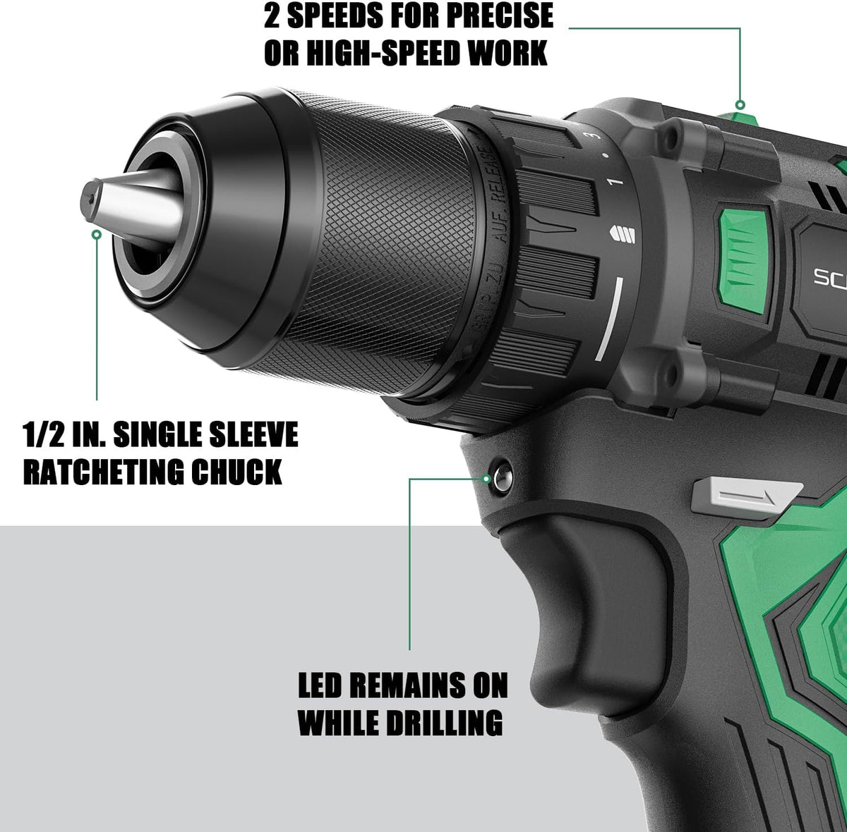 Schneider cordless drill kit contents