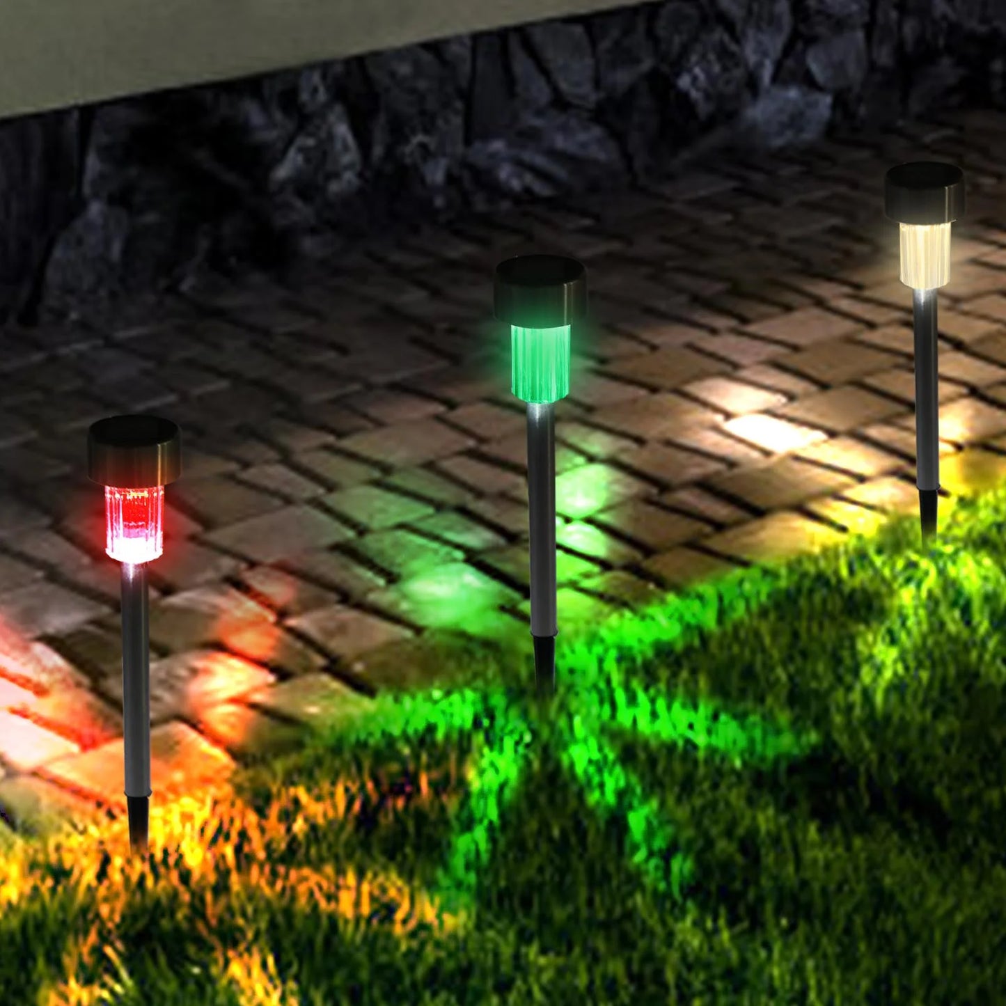 10 Pack Solar Patio Garden Path Lights
