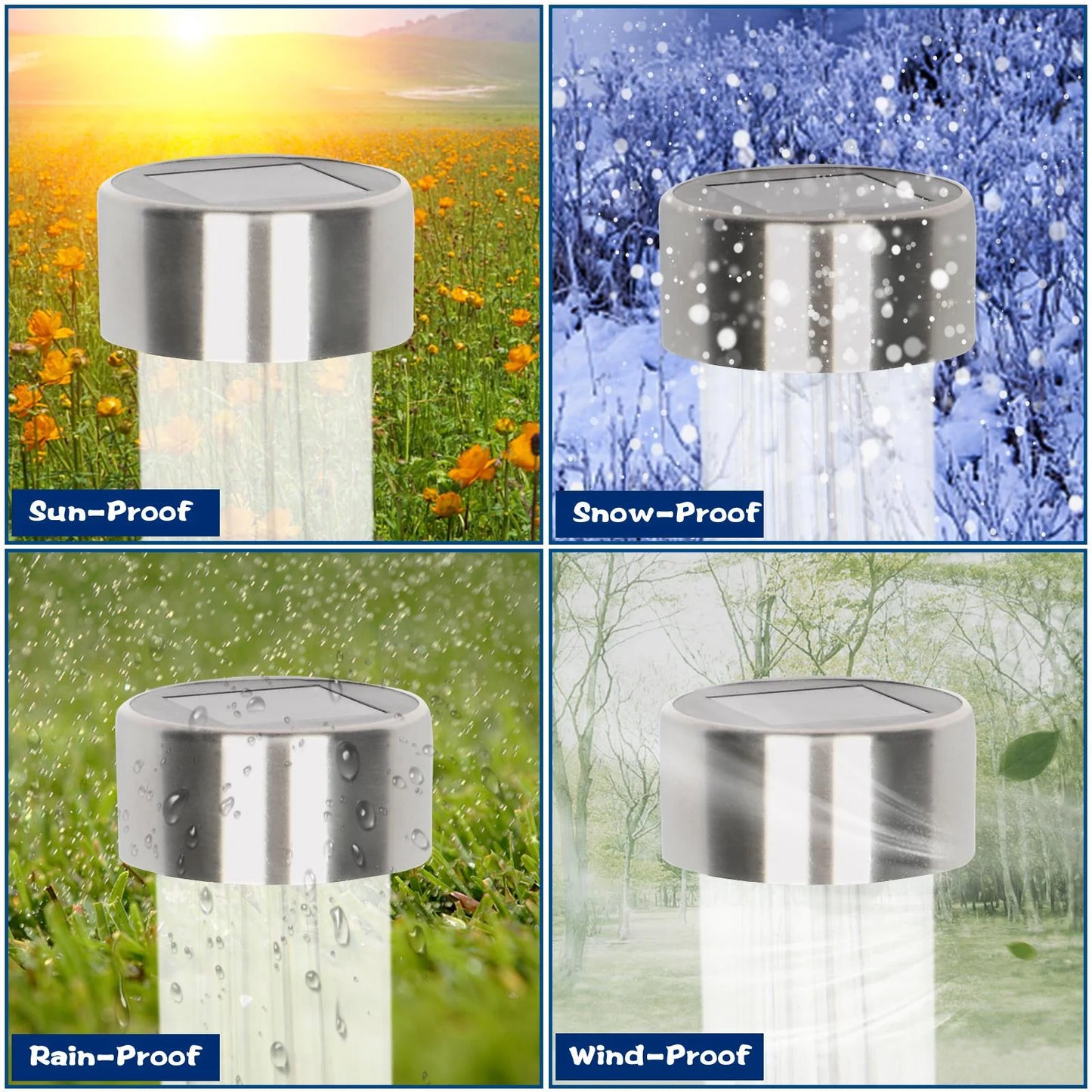 10 Pack Solar Patio Garden Path Lights