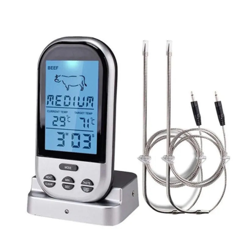 Digital Wireless Thermometer – Kitchen Oven – Outdoor Grill/Barbeque