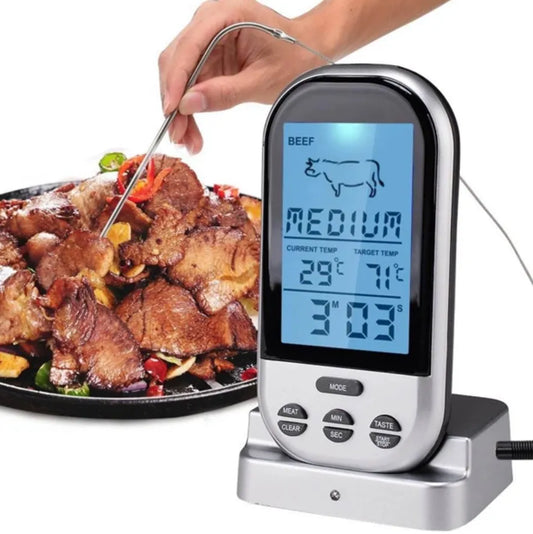 Digital Wireless Thermometer – Kitchen Oven – Outdoor Grill/Barbeque