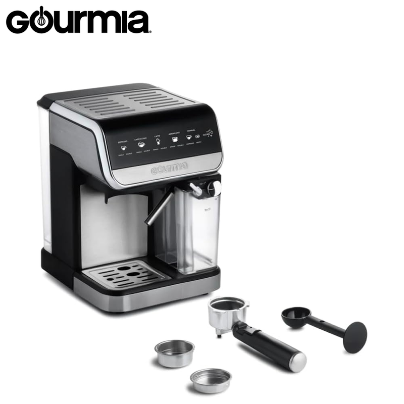 Gourmia® One-Touch Espresso & Coffee Machine with Automatic Frother, GCM4230