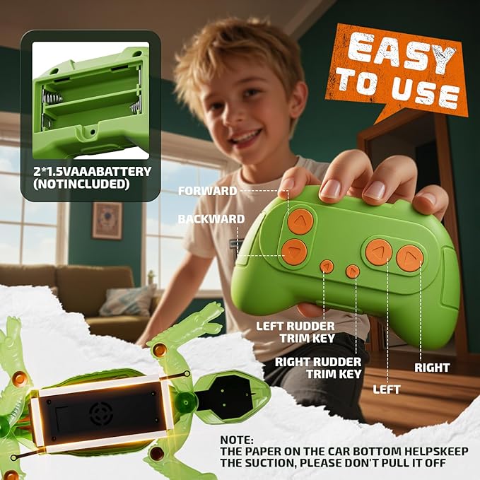 Remote control chameleon dimensions and details