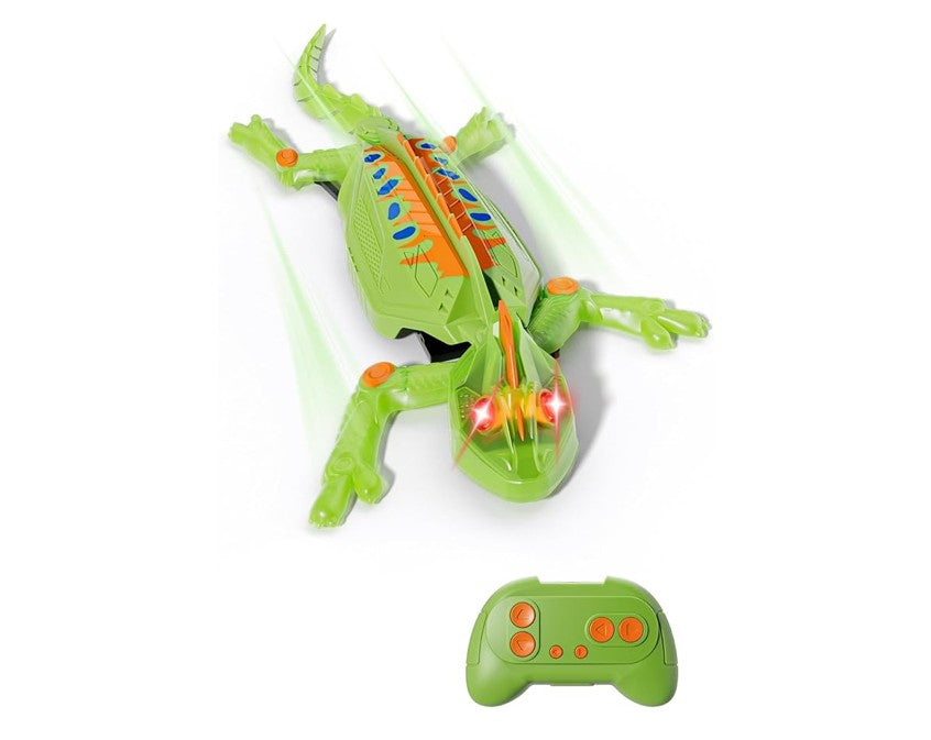 Glow-in-the-dark remote control wall-climbing chameleon