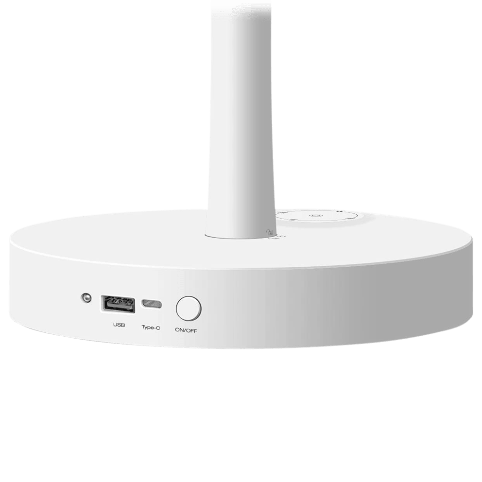 GeoSmartPro AirLit Voice-Enabled Portable Smart Desk Fan with Ring Light Mirror