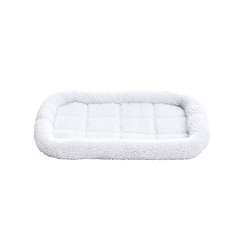 Amazon Basics Padded Pet Bolster Crate Bed Pad - 22 x 15 Inches