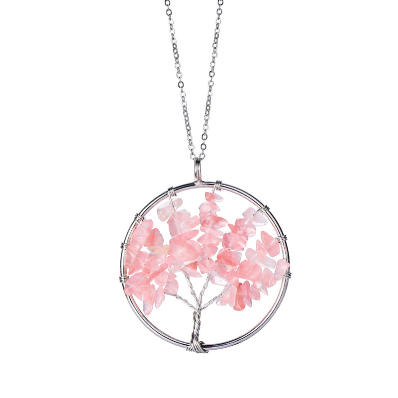 Hand Winding Tree Of Life Pendant Lucky Tree Jewelry