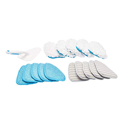 Amazon Basics Cleaning Duster - 5-Pack, Blue and White