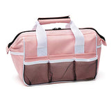 Amazon Basics Tool Set with Tool Bag - 82-Piece, Pink